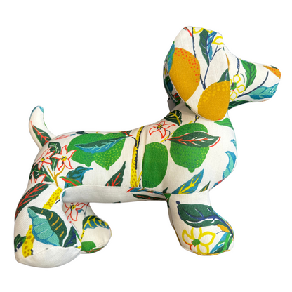 Citrus Garden Plush Dog