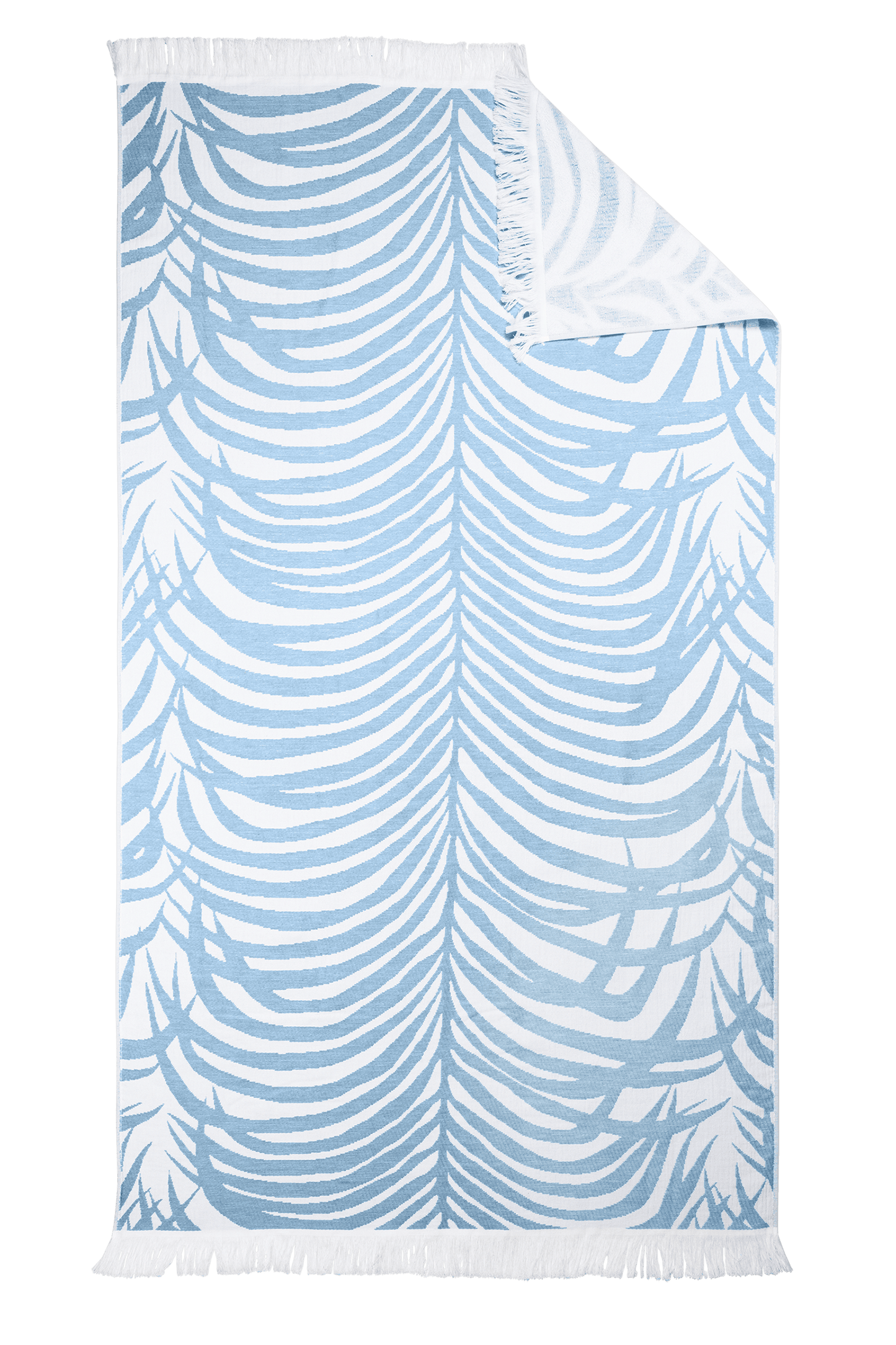 Zebra Beach Towel (Blue)